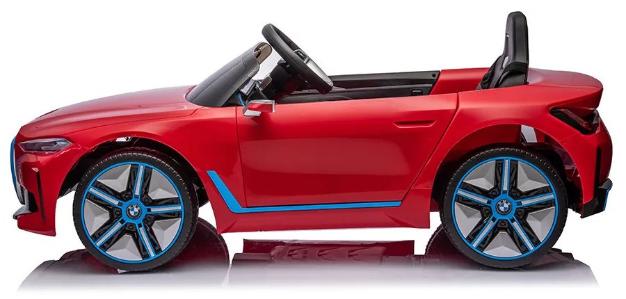Elektromos autó BMW i4 cabrio piros