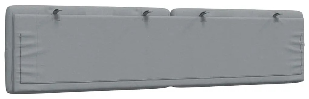 világosszürke szövet fejtámla párna 200 cm