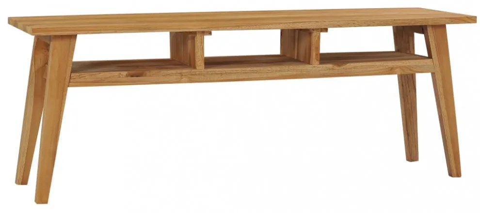tömör tíkfa TV-szekrény 120 x 35 x 45 cm