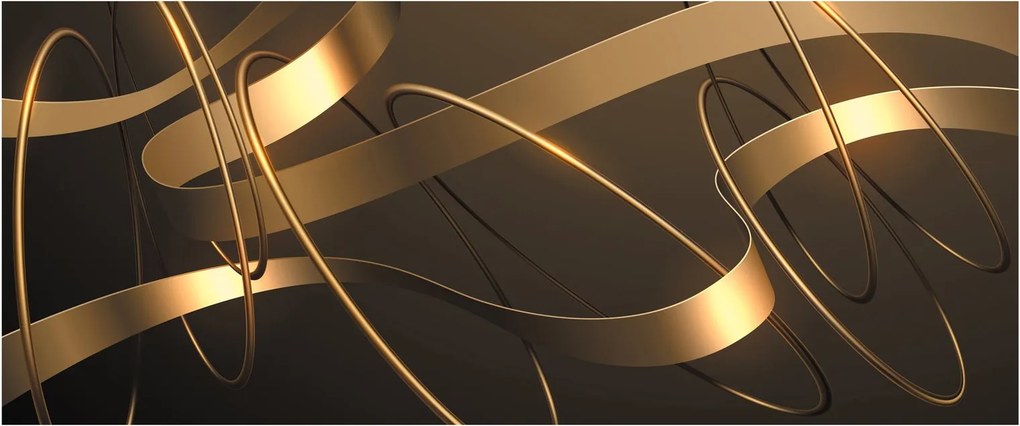 Kép - bronz szalagok (120x50 cm)