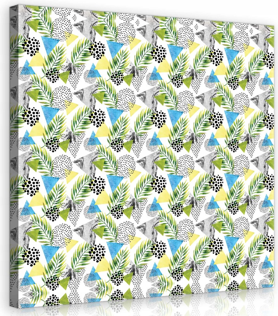 Vászonkép 40x40 Minimalista fehér a folyosóra Absztrakt fehérben Tökéletes