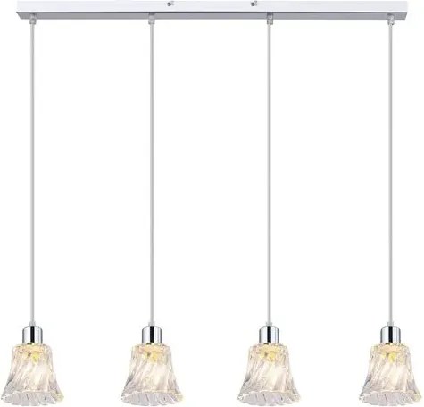 Rabalux beltéri függeszték e14 4x40w króm hestia