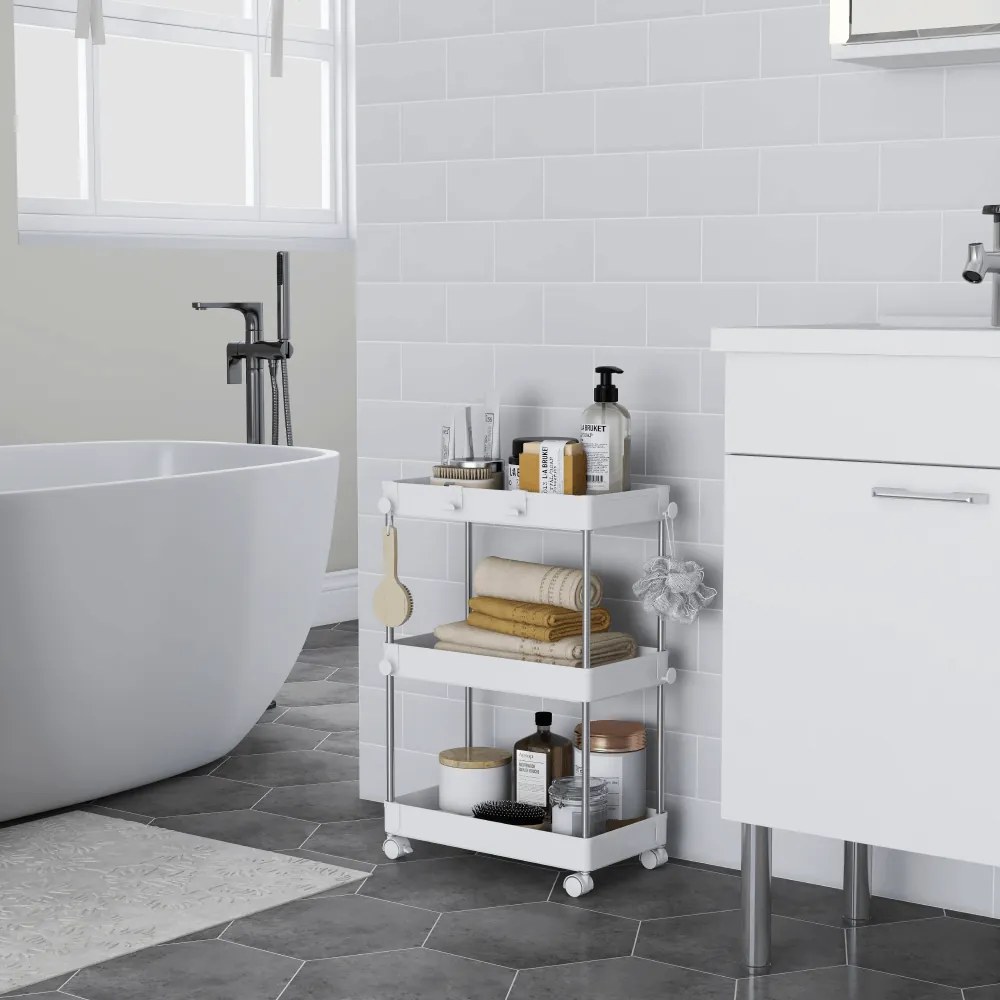 Mozgatható polc, fehér, ALIOL TYP 1