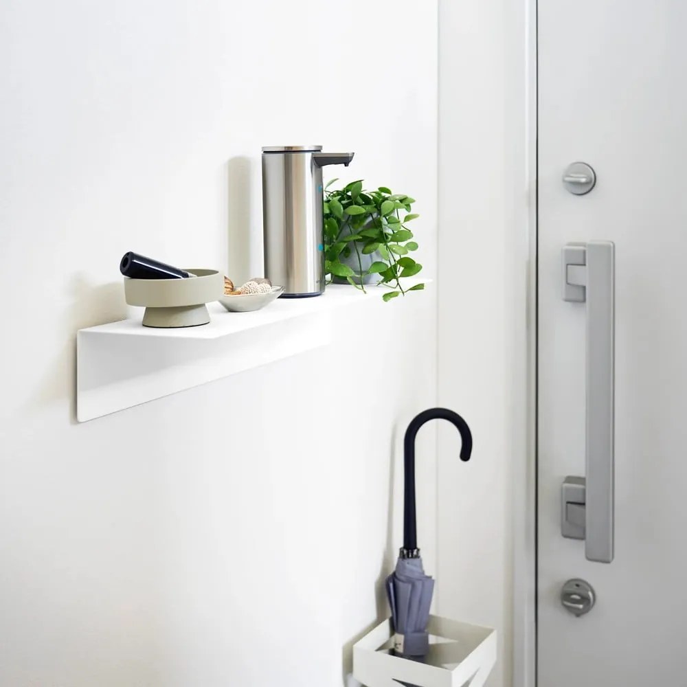 Fehér fém fali polc 50 cm – YAMAZAKI