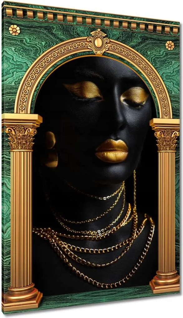 Vászonkép 60x90 Arany szemhéjak alatt