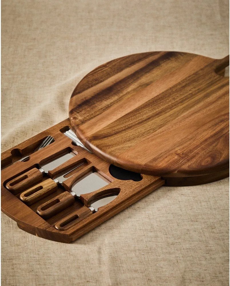 Fa vágódeszka sajtokhoz 46 x 36 cm Blera – Kave Home