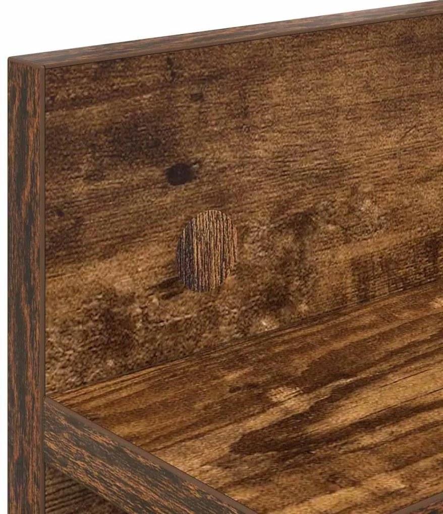 Fali Kabáthorog Füstölt tölgy 60 x 10.5 x 18 cm Faanyag