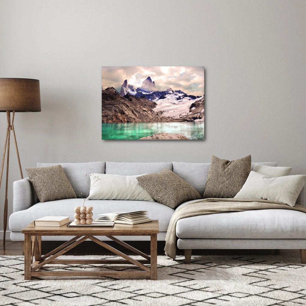 Hegyi tó képe (70x50 cm)