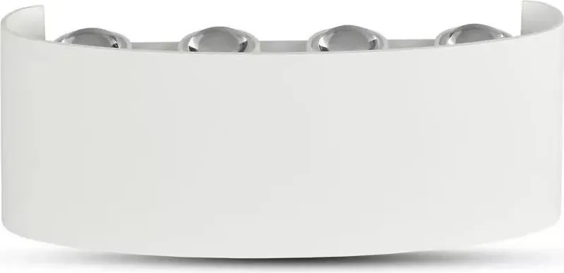 Fali lámpatest felső-alsó Led 8W fehér IP54 meleg szín 870lm V-tac