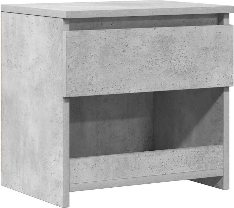 vidaXL betonszürke szerelt fa éjjeliszekrény 40 x 30 x 39 cm