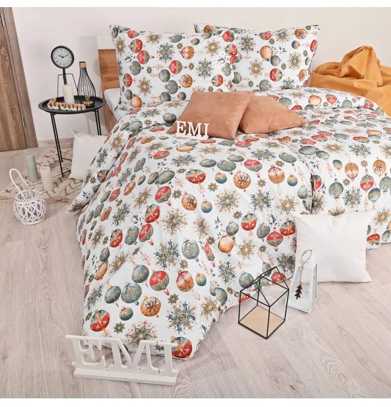 EMI Magic karácsonyi pamut ágyneműhuzat, A standard egyszemélyes ágy szett tartalma: 1x 140x200 + 1x 70x90