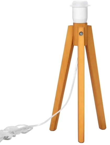 Asztali lámpa ALBA 1xE27/15W/230V fehér/tölgy