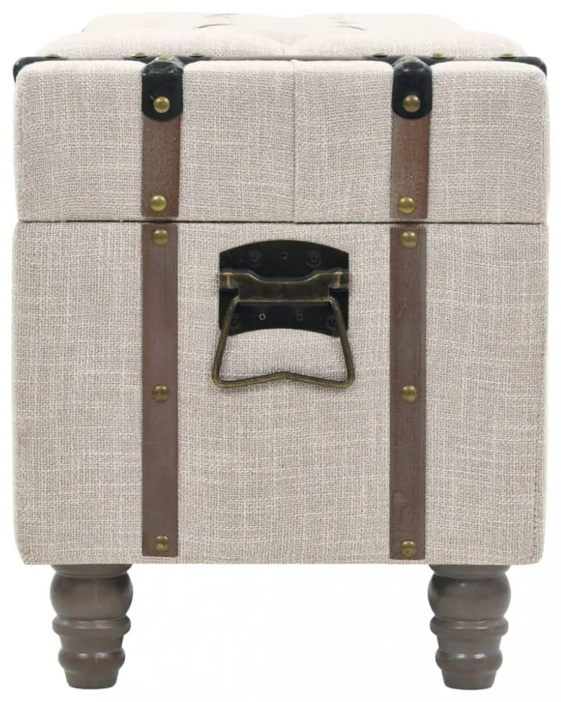 3 db tömör fa és acél tárolópad 112 x 37 x 45 cm
