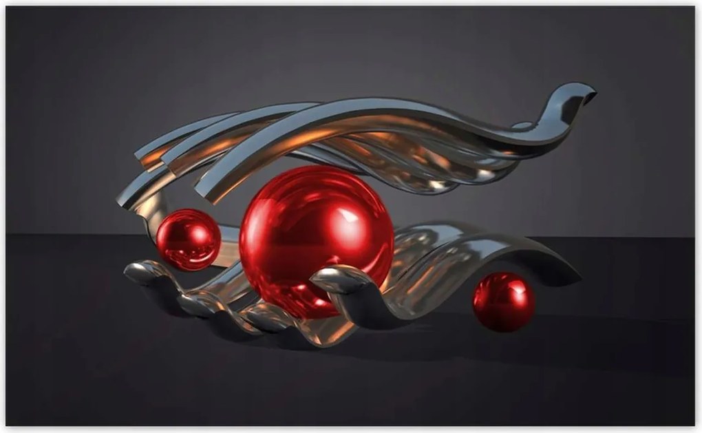 Fotótapéták 416x254 Piros gömbök a kézben