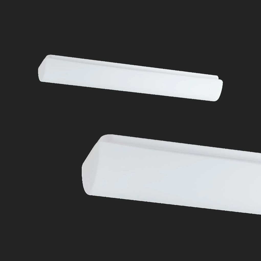 Osmont 44070 Sylvia 1 mennyezeti/fali üveg lámpa fehér IP44 3x28W E1