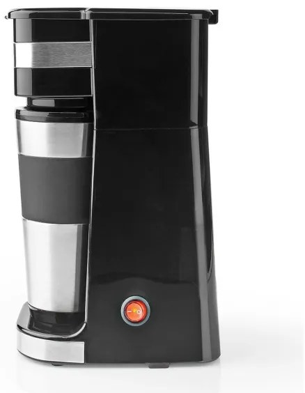 Nedis KACM300FBK - Kávégép egy bögréhez 0,4 l-es utazóbögrével