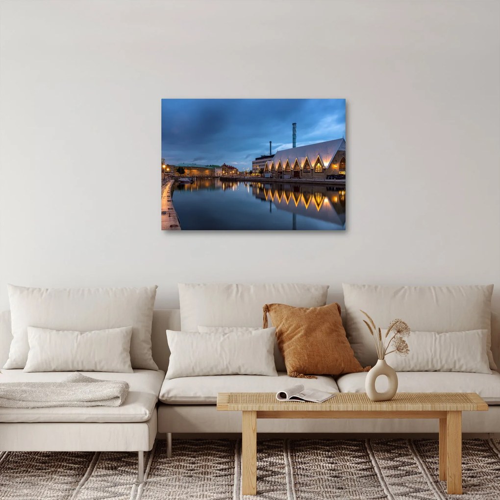Vízcsatorna képe - Göteborg (70x50 cm)