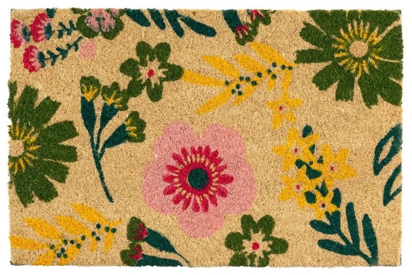 Kókuszrost lábtörlő 40x60 cm Flora – Casa Selección