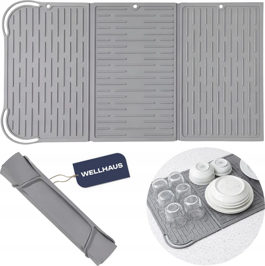 Szilikon Szőnyeg Az Edények Szárításához Csepegtető Konyhai Állvány Wellhaus