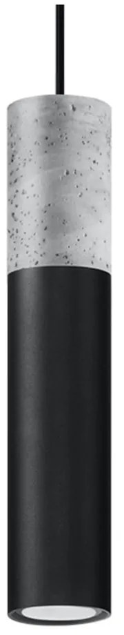 Edo fekete-szürke függőlámpa - Sollux