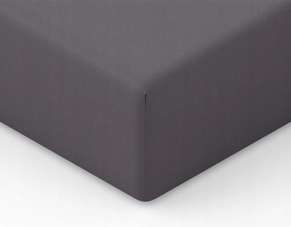 Gumis jersey lepedő 220x200 grafit