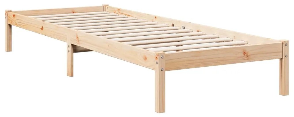 tömör fenyőfa extra hosszú ágykeret matrac nélkül 80 x 220 cm