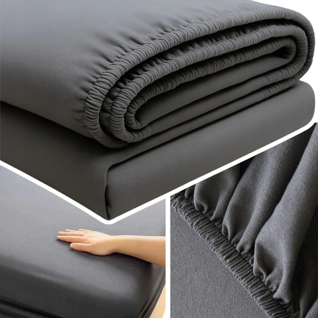 Gumis Lepedő 90x200 Matracra Puha Sima Pamut Színek