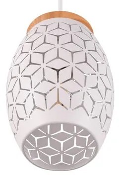 Fehér függőlámpa ø 15 cm Bidar – Reality