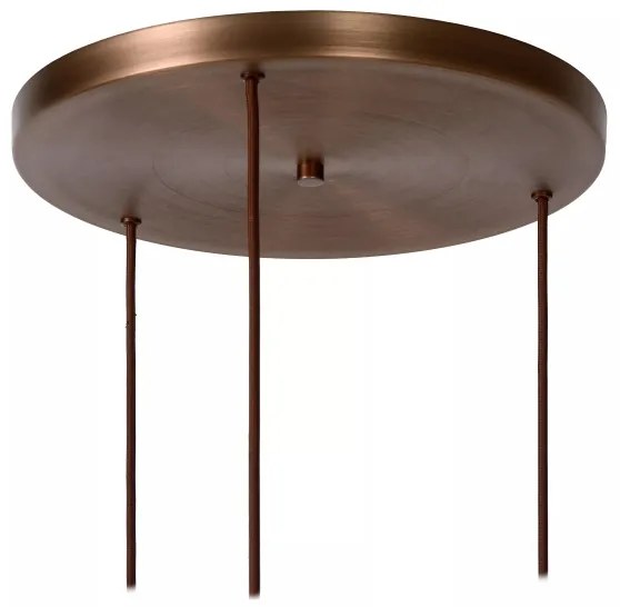 Lucide 74405/13/62 – Csillár Zsinóron TOLEDO 3×E27/40W/230V