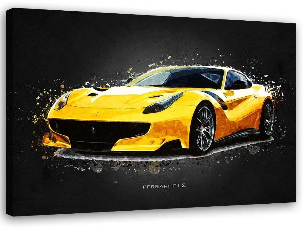 Gario Vászonkép Ferrari F12 - Gab Fernando Méret: 120 x 80 cm