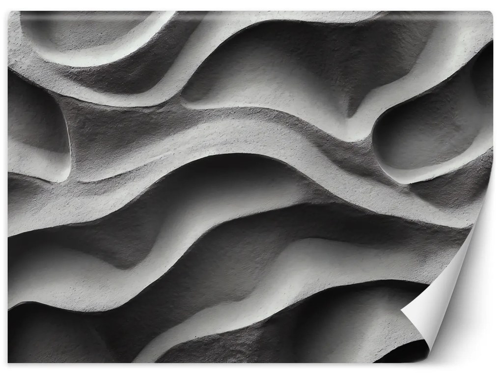 Gario Fotótapéta Beton hullámok Anyag: Vlies, Méret: 100 x 70 cm