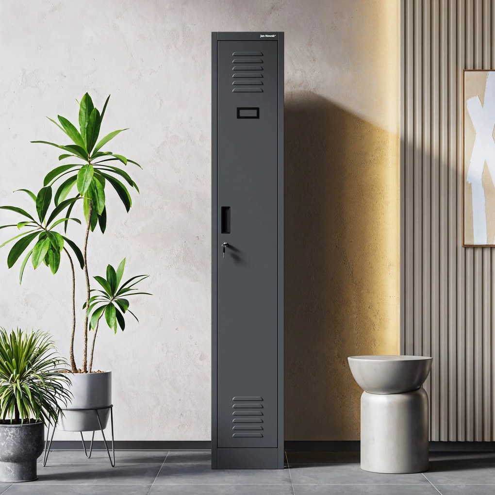 KACPER II 1 Plus fém munkavállalói szekrény 400 x 1800 x 500 mm