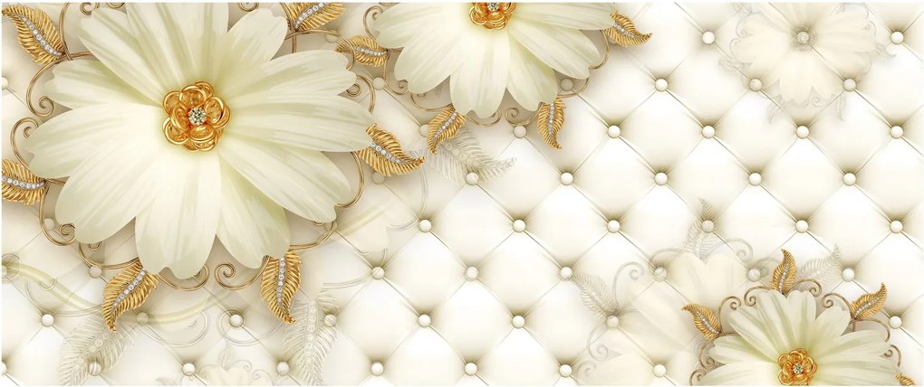 Kép - Arany kollázs (120x50 cm)
