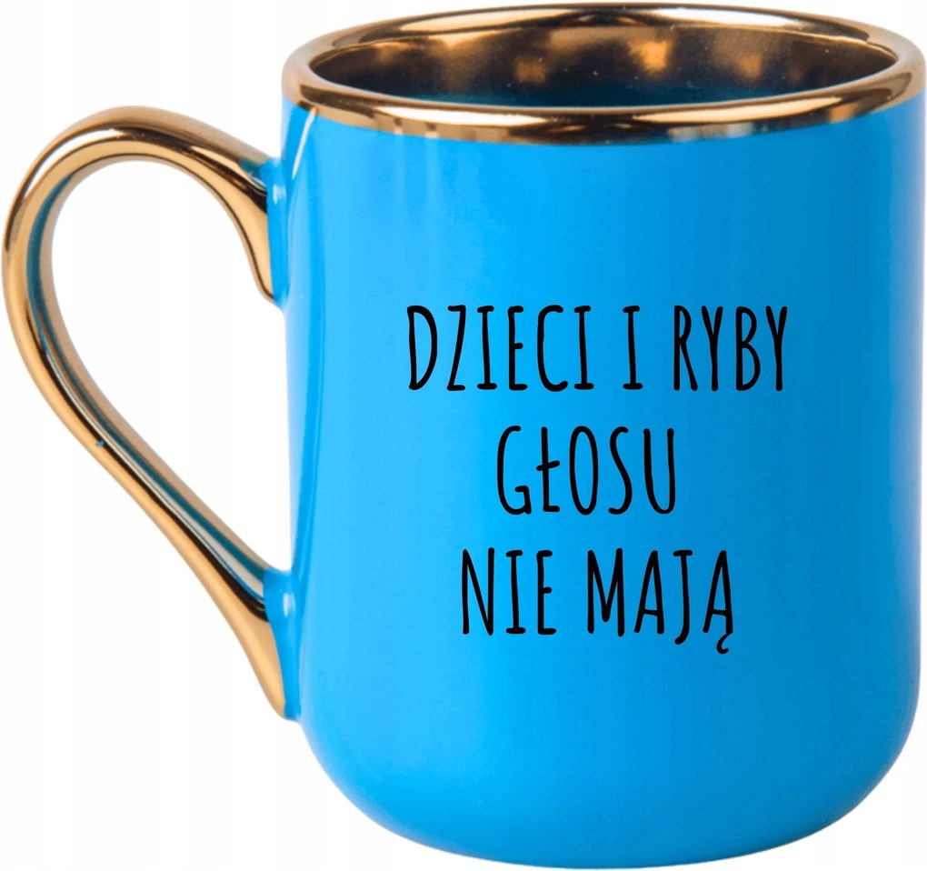 Kék Bögre Vicces Anyák Napja Gyerekek És Halak Hangja Nincs