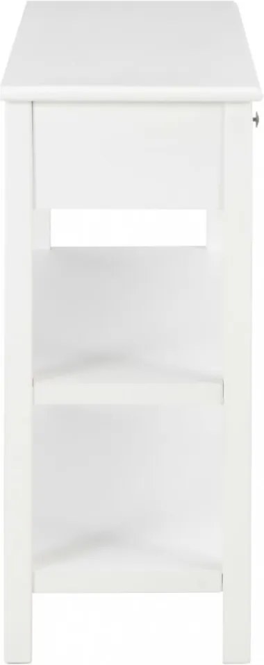 fehér MDF tálalószekrény 110 x 35 x 80 cm