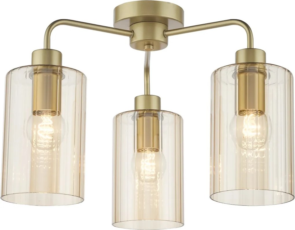 Dar Lighting modern mennyezeti lámpa daylin borostyán arany darday5335