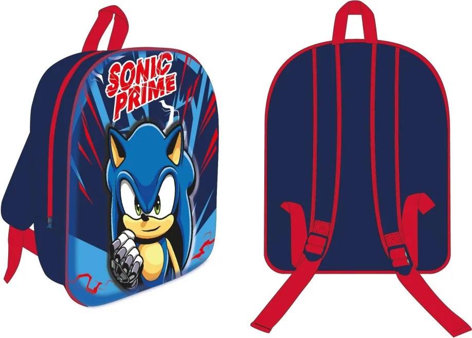 Sonic a sündisznó Chaos Dash 3D hátizsák, táska 30 cm