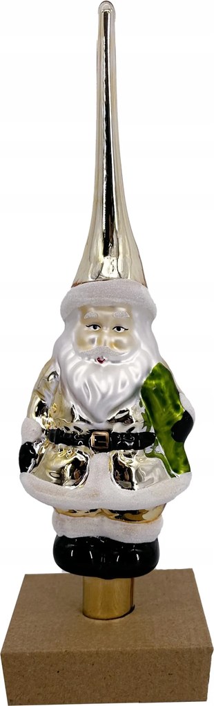 Mikulás karácsonyfa hegye, arany