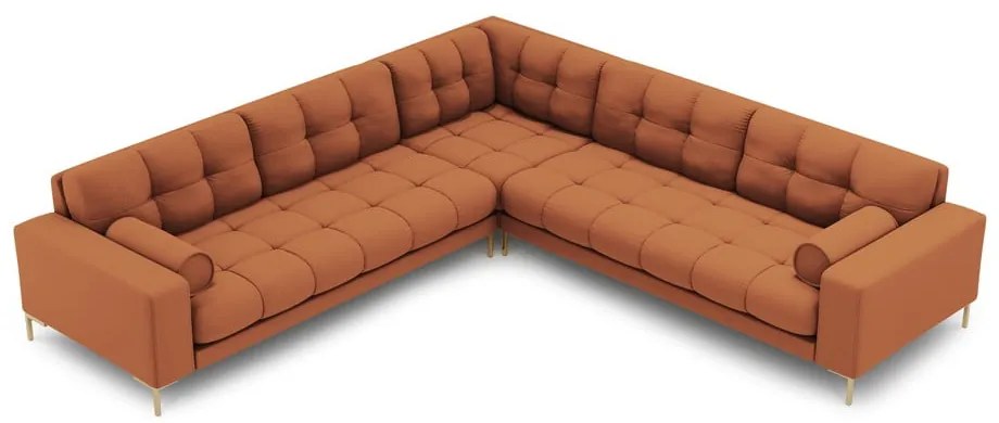 Téglavörös sarokkanapé (variálható) Bali – Cosmopolitan Design