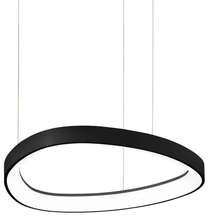 Ideal Lux - LED Csillár zsinóron GEMINI LED/38W/230V átm. 42,5 cm CRI 90 fekete