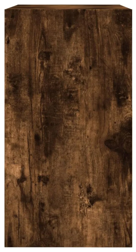 füstös tölgy színű szerelt fa cipőszekrény 60 x 34 x 63,5 cm