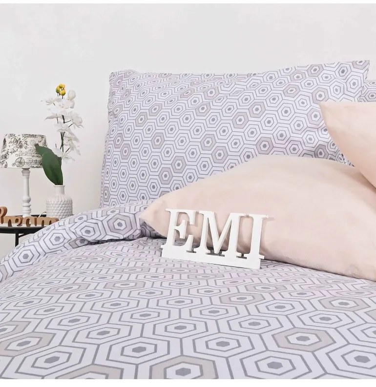 EMI Wilson pamut ágyneműhuzat, A standard egyszemélyes ágy szett tartalma: 1x 140x200 + 1x 70x90