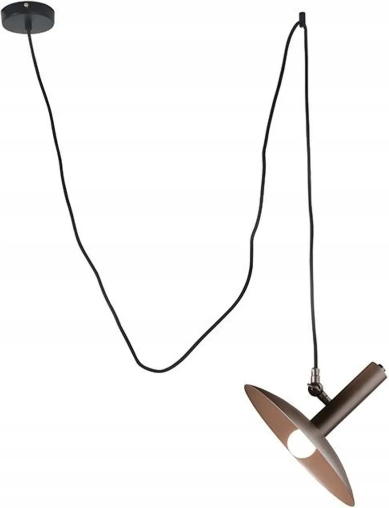 Aca Lighting függeszték 1XE14 barna fém Átméretű: 25XMÉRETŰ: 220CM Wakanda OD691P25BN