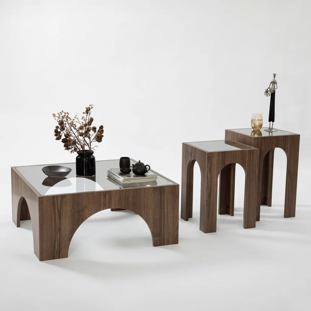 Seine - Transparent, Walnut