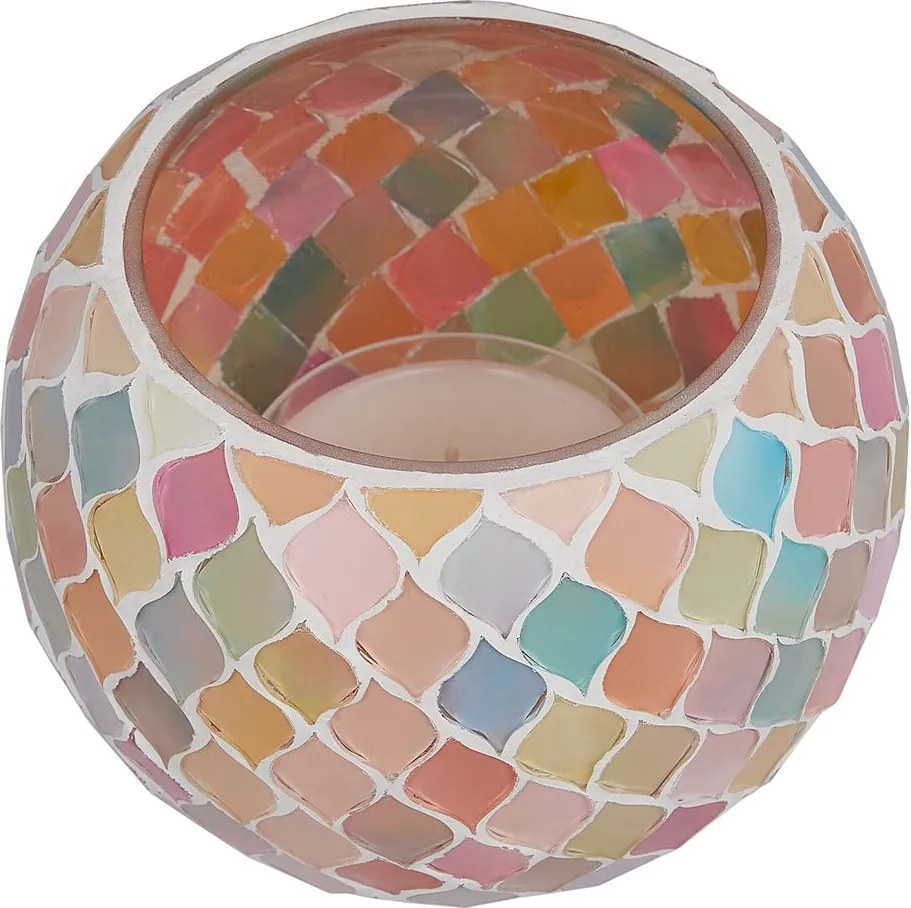 PASTEL LIGHTS mozaik mécsestartó Ø 12 cm