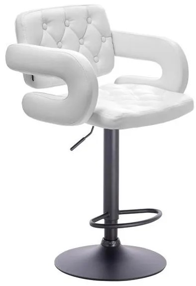 HR8403W Fehér modern műbőr szék