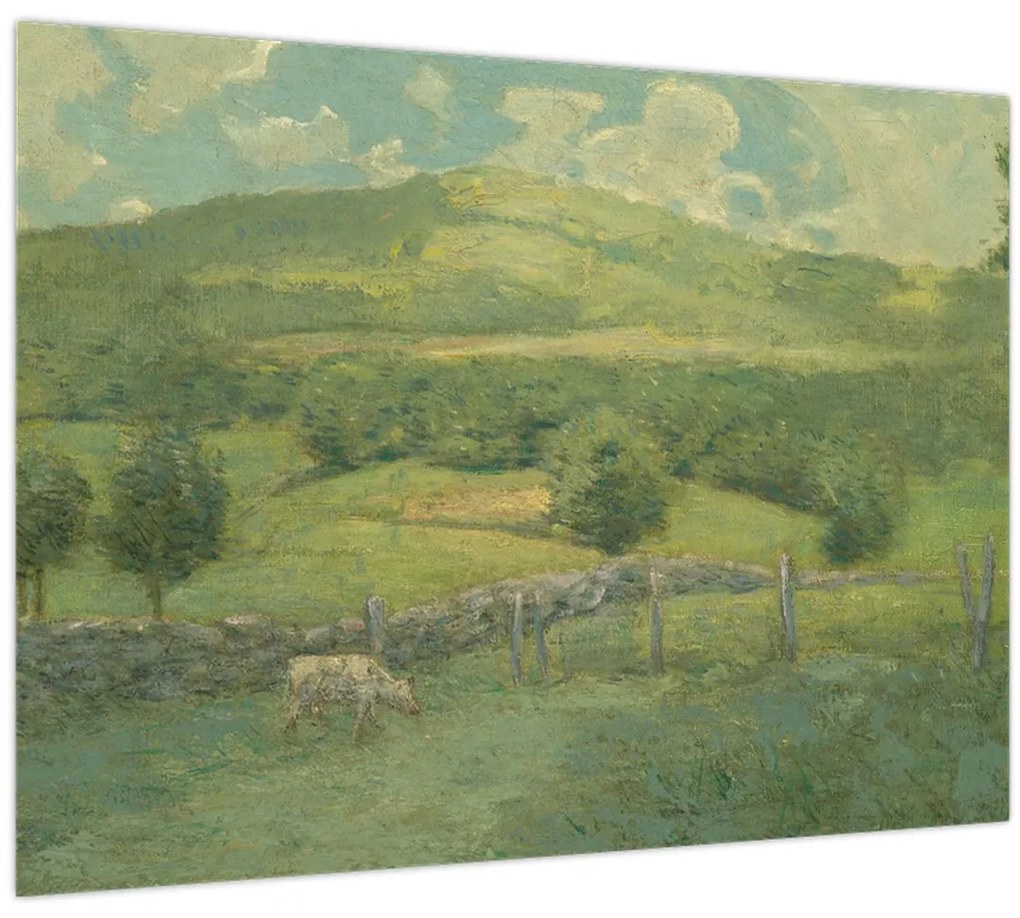 Üveg kép - Julian Alden Weir, Obweebetuck, reprodukciók (70x50 cm)