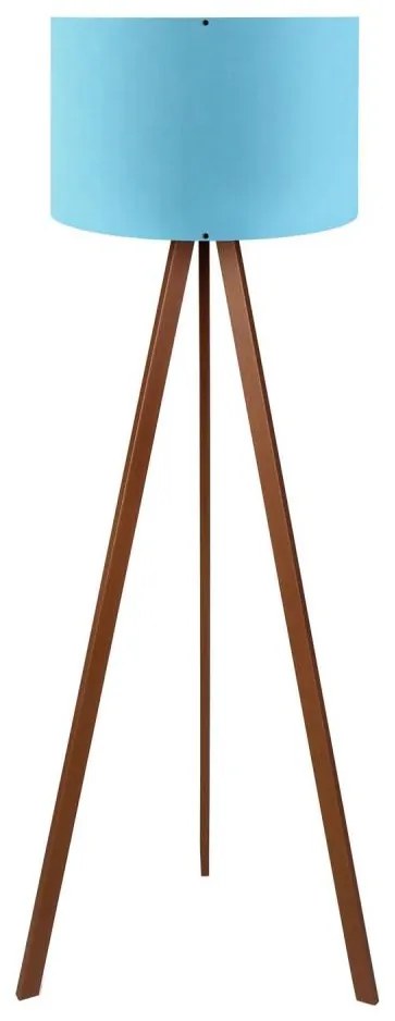 Állólámpa AYD 1xE27/40W/230V kék/barna