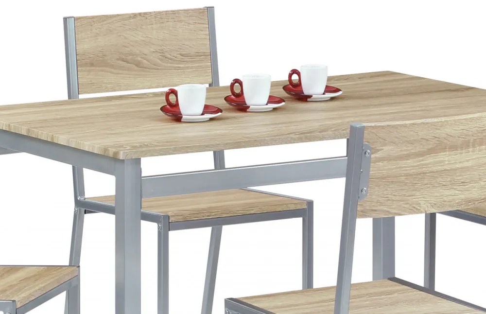 Set de sufragerie cu scaune pentru 4 persoane, Set de sufragerie în culoarea Sonoma Harvey