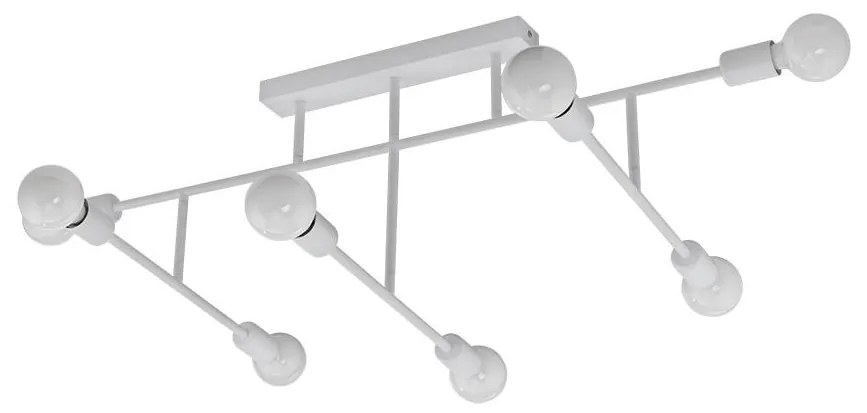 Eglo 98033 - Csillár BELSIANA 8xE27/40W/230V fehér